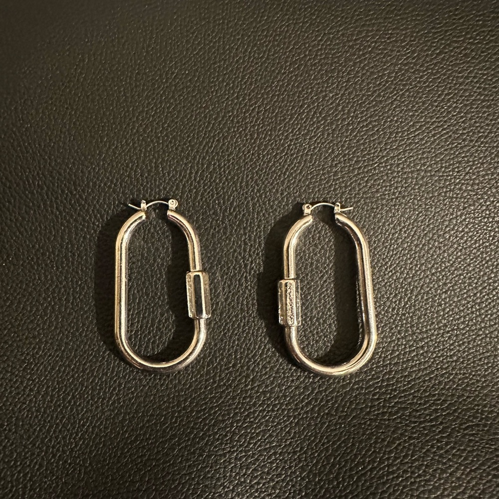 Silver Hoop Earrings